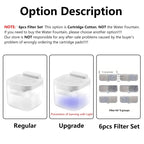 Pet Water Fountain With Filter